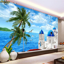 beibehang TV background 3d photo wall paper decoration large mural for living room papel de parede 3d mural wallpaper stickers 2024 - buy cheap