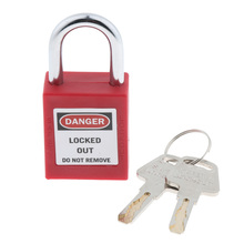 Strong Firm Multifunction Safety Lockout Padlock Lock Keyed Different, Key Retaining, Safe, 3 Colors 2024 - buy cheap
