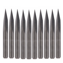 10Pcs Carbide Steel 20 Degree Router Pyramid Engraving Bits for CNC Machinery 0.1mm 2024 - buy cheap