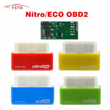 Chip ECU Nitro OBD2 EcoOBD2, caja de sintonización de 4 colores, enchufe y controlador NitroOBD2 Eco OBD2 para combustible de coche diésel Benzine, ahorra más energía, 2021 2024 - compra barato