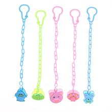 1pcs Cartoon Animals Pacifier For Baby Chain Clip Nipple Holder Chain Newborn Baby Pacifier Safe Strap Kids Feeding Accessories 2024 - buy cheap