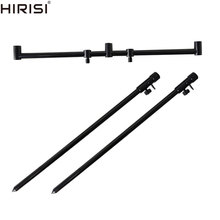 Hirisi New Carp Fishing Rod Pod Set 1pcs Fishing Buzz Bar Black Color 2pcs Fishing Bank Sticks 2024 - buy cheap