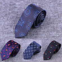 Mens Ties New Brand Man Fashion Paisley Dot Neckties Gravata Jacquard 6cm Slim Tie Corbatas Hombre 2016 Wedding Tie For Men 2024 - buy cheap