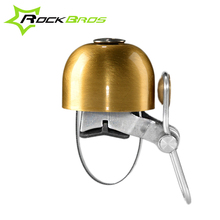 RockBros Bicycle Bell Retro Stainless Bike Bell Easy Install Cycling Bike Horn For Safety Bike Ringer Handlebar Metal Ring 2024 - buy cheap