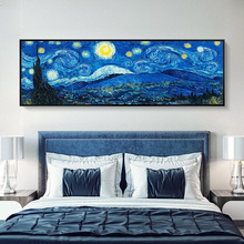 Pintura de diamante grande 5D DIY, punto de cruz de Van Gogh, cielo estrellado completo cuadrado de resina, bordado de diamantes para habitación, decoración Y1843 2024 - compra barato