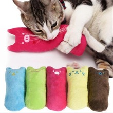 Funny Interactive Plush Cat Toy Pet Kitten Chewing Toy Teeth Grinding Catnip Toys Claws Thumb Bite Cat mint For Cats Cat Supply 2024 - buy cheap