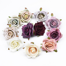 100Pcs Artificial Flowers Wedding Decorative Wreaths Party Christmas Decorations for Home Diy Gifts Box Scrapbooking Roses Head 2024 - buy cheap