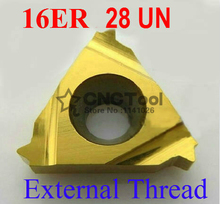 16ER 28UN Carbide Threading Inserts  External Threading Insert Indexable Lathe Inserts for Threaded Lathe Holder 2024 - buy cheap