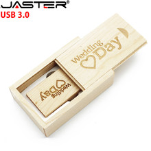 JASTER Maple USB Flash Drive USB 3.0 4GB 8GB 16GB 32GB Memory Flash Disk Wood Pendrive (Over 5PCS free logo printing) 2024 - buy cheap
