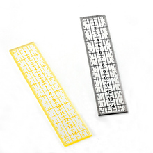 1Pc Acrylic Measuring Drawing DIY Sewing Ruler 15cm*3cm Black Yellow Drawing Stitching Patchwork DIY Sewing Tools New Arrivals 2024 - buy cheap