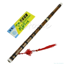 1PC Chinese Traditional Musical Instrument Handmade New Bamboo Flute in D Key 2024 - buy cheap