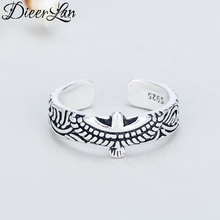DIEERLAN Fancy Bohemian Vintage New Big Eagle Rings for Women Ladies Statement Jewelry Wedding Finger Rings 2024 - buy cheap