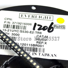 Refletor de lâmpada led amarelo smd 3000 com 3216 lâmpadas, led de alto brilho, diodo emissor de luz 2024 - compre barato