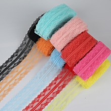 10yards/lot Multicolor Lace Ribbon 40mm Embroidered Net Lace Trims For Wedding Party Decoration african lace fabric 2024 - buy cheap