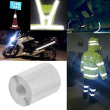 Cinta de advertencia de seguridad reflectante para coche, camión, motocicleta, ciclismo, 5cm x 3m 2024 - compra barato