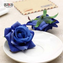 6cm flores artificiais cabeças de rosas decoração de natal flores de cabelo flor de veludo bonitas para decoração de casamento 2024 - compre barato