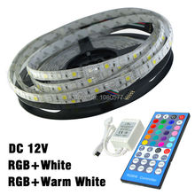 12 v SMD 5050 RGBW Led tira 60 leds/m 300 Led 5 m Luz de tira Flexible RGB + color blanco/RGB + Color blanco cálido con controlador 2024 - compra barato