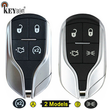 KEYECU 10x for Maserati Ghibli Quattroporte FCC ID: M3N-7393490 Replacement 4 Button Smart Remote Car Key Shell Case Fob 2024 - buy cheap