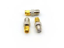 100pcs F female jack to SMA male plug RF coaxial adapter 2024 - buy cheap