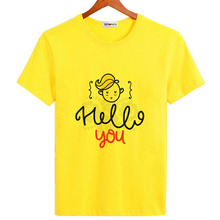 Bgtotomate-Camiseta con estampado de hello to you para hombre, ropa de verano de buena calidad, gran oferta 2024 - compra barato