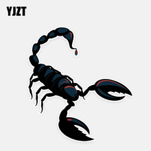 YJZT 11.1*12.1CM Coolest Scorpion Decor Car Stickers Bumper Car Window Personalized Colored 11A0630 2024 - buy cheap