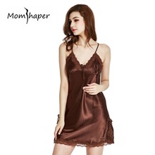 Sleepwear women Nightgown Lingerie sexy nightdress home wear silk night dress Lace Female Chemise Nightgown Negligee Nighties 2024 - buy cheap