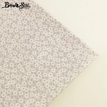 Booksew-tela de sarga de 100% algodón con flores, tejido de costura hecho a mano para bebés y niños, sábanas, edredones, cojines de retales para el hogar 2024 - compra barato