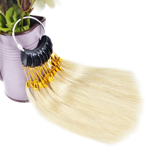 Anillo de Color de cabello humano de 7cm, 30 unids/set/SET para extensiones de carta de colores y muestra de teñido de cabello de salón, se puede teñir cualquier Color 2024 - compra barato