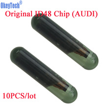 Okeytech chip de chave de carro original, chip pode (a2) id48, tubo de vidro, desbloqueio, chip para chave audi de alta qualidade 2024 - compre barato