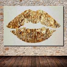 Mintura Hand Painted Modern Abstract Big Lips Oil Painting On Canvas Modern Abstract Wall Art Picture For Office Home Decoration 2024 - buy cheap