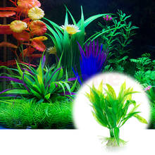15 см/10 см подводный искусственный водный растительный орнамент для аквариума зеленая водная трава ландшафтное украшение 2024 - купить недорого