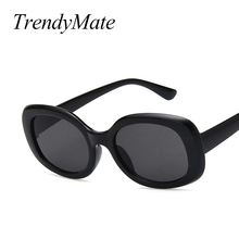 TrendyMate 2018 New Oval Sunglasses Women Luxury Brand Designer UV400 White Sun Glasses Retro Sunglases Eyewear oculos 5257M 2024 - buy cheap