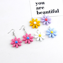 20pcs 22*22mm Daisy Flowers Resin Charms Flatback Sticker Pandents Earring Charm Craft Jewelry Making Ornament Decoration YZ473 2024 - buy cheap