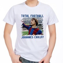 Johannes Johan Cruijff Cruyff 2017 RIP Print Original Design Fashion Casual Cotton Tshirt T shirt Top Tee 2024 - buy cheap