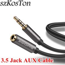High Quality 3.5 mm Jack AUX Audio Cable 3.5 Jack Headphone Earphone Cable Extension for Huawei p20 pro for Xiaomi Samsung 2024 - buy cheap