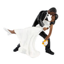 Groom Bride Marry Resin Figurine Wedding Cake Topper Wedding Decoration 2024 - buy cheap