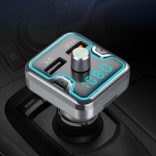 CDEN-REPRODUCTOR de música MP3 con Bluetooth 5,0 para coche, transmisor fm sin pérdidas, Cargador rápido, luz ambiental, QC3.0 2024 - compra barato