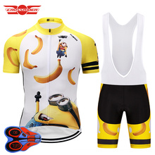 Crossrider 2021 Men's Cartoon Cycling Jersey MTB Shirt bike Clothing Shorts Sets Ropa Ciclismo Bike Wear Clothes Maillot Culotte 2024 - buy cheap