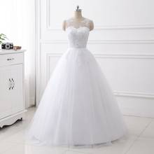 SHAMAI 2020 Ball Gown Wedding Dresses Cheap Vestido De Novia Bride Dress Real Photo In Stock White Ivory Beaded Wedding Gowns 2024 - buy cheap