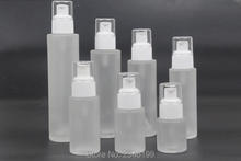 Botella de vidrio vacío rellenable para cosméticos, 120ML, 100ML, 80ML, 60ML, 40ML, 30ML, 20ML, bomba de vidrio para loción, 10 Uds./lote 2024 - compra barato