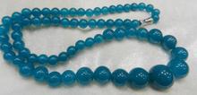 Beautiful! Natural 6-14mm apatite Round Beads Necklace 17.5"AAA+006A 2024 - buy cheap