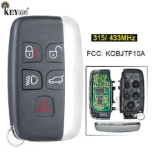 KEYECU 315/ 433MHz FCC: KOBJTF10A 4+1 5 Button Smart Remote Key Fob key for Land Rover LR2 LR4, for Range Rover Evoque /Sport 2024 - buy cheap