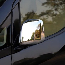 Cubierta protectora para espejo retrovisor de puerta de coche, embellecedores de marco, accesorios de estilo de coche, ABS, 2 uds., para Nissan NV200 2018 2024 - compra barato