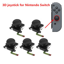 Botão 3d para nintendo switch, joystick abs esquerda e direita analógico de substituição, acessórios de jogo, para controle ns joy-con 2024 - compre barato