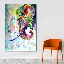 GOODECOR-pintura de acuarela de animales salvajes para pared de salón, murales de arte, póster impreso, decoración del hogar 2024 - compra barato