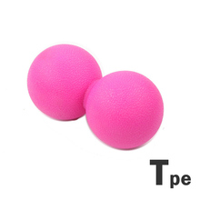 Double Lacrosse Ball Fitness Peanut Massage Ball Therapy For Thoracic Spine - Upper Back, Neck, Scapula 2024 - buy cheap