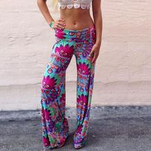 Palazzo Pants Women High Waist Wide Leg Pants Pantalon Palazzo Mujer Harem Ethnic Print Baggy Sweatpants Women 2024 - buy cheap