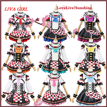 Liva girl Love Live Sunshine Aqours Kunikida Hanamaru Ruby Maid Apron Dress Uniform Outfit Anime Cosplay Costumes Custom Made 2024 - buy cheap