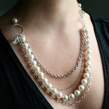 New Fashion colar vintage Jewelry imitation pearl present pingentes channel necklace Clavicle Choker Pendant Necklaces 2024 - buy cheap