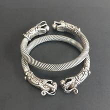 Guizhou Miao Miao Silver Bracelet for Men and Women Handmade Bracelet Fashion Faucet Accessories 2024 - buy cheap